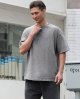 Men's Oversized Cotton T-Shirts Loose Fit Vintage Washed Tee Unisex Short Sleeve Casual Shirts Tops
