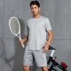 Mens Workout Shirts Quick Dry Performance Short Sleeve Athletic Shirts