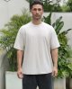 Men's Oversized Cotton T-Shirts Loose Fit Vintage Washed Tee Unisex Short Sleeve Casual Shirts Tops