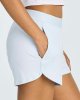 3 Pack Women's 3" Dry-Fit Dolphin Running Shorts with Pockets - Athletic Gym Workout Basketball Sports Shorts